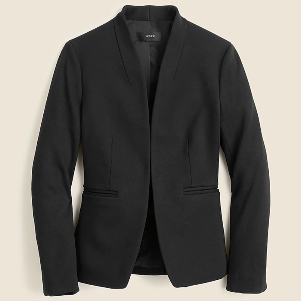 J.Crew Going Out Blazer, Black, Size 6